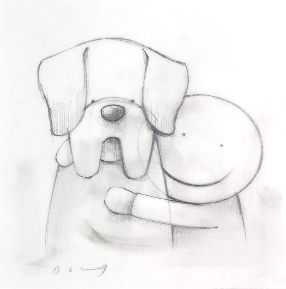 Always by Your Side with Dog II (sketch)