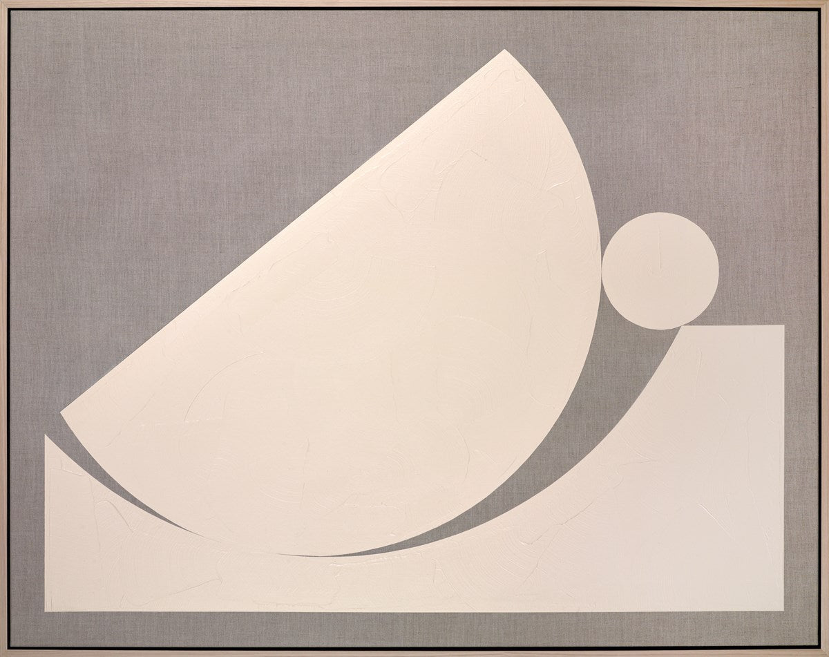 Linen Geometric Cream III