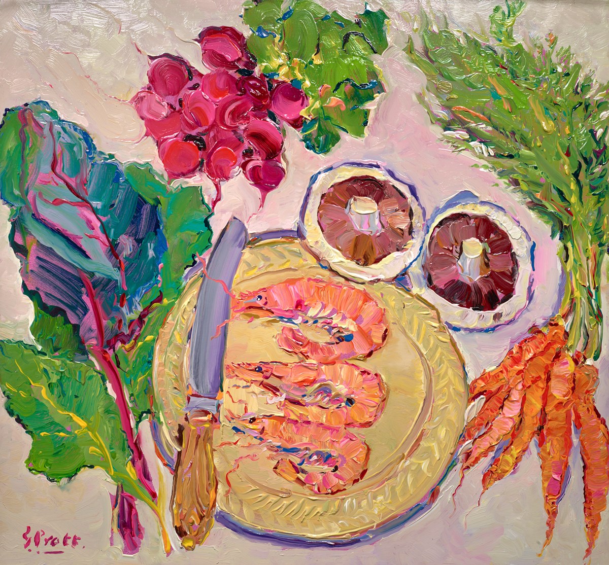 Still Life with Mushrooms