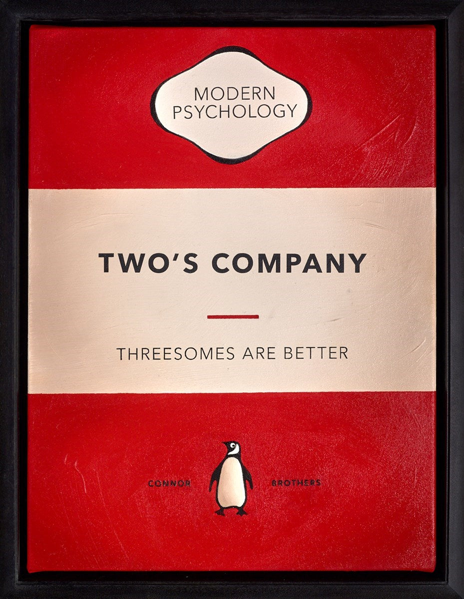 Two's Company (Red) (Framed)