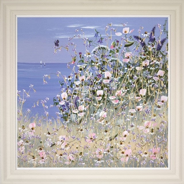 Flowers By The Coast V (Framed)