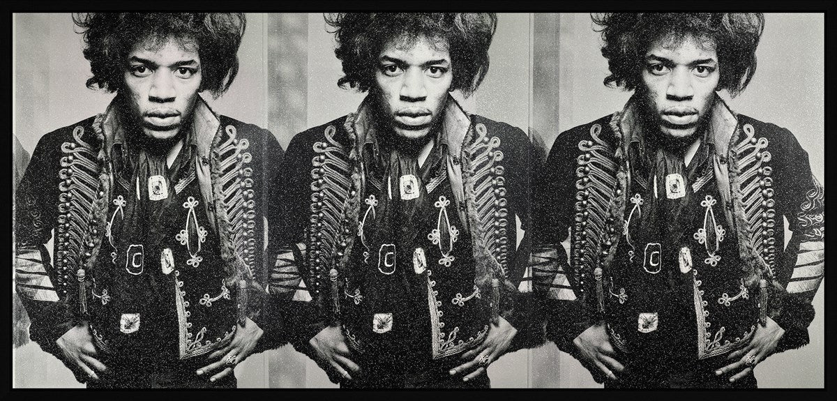 Hendrix Wild Thing Triptych, 2023 Wild White