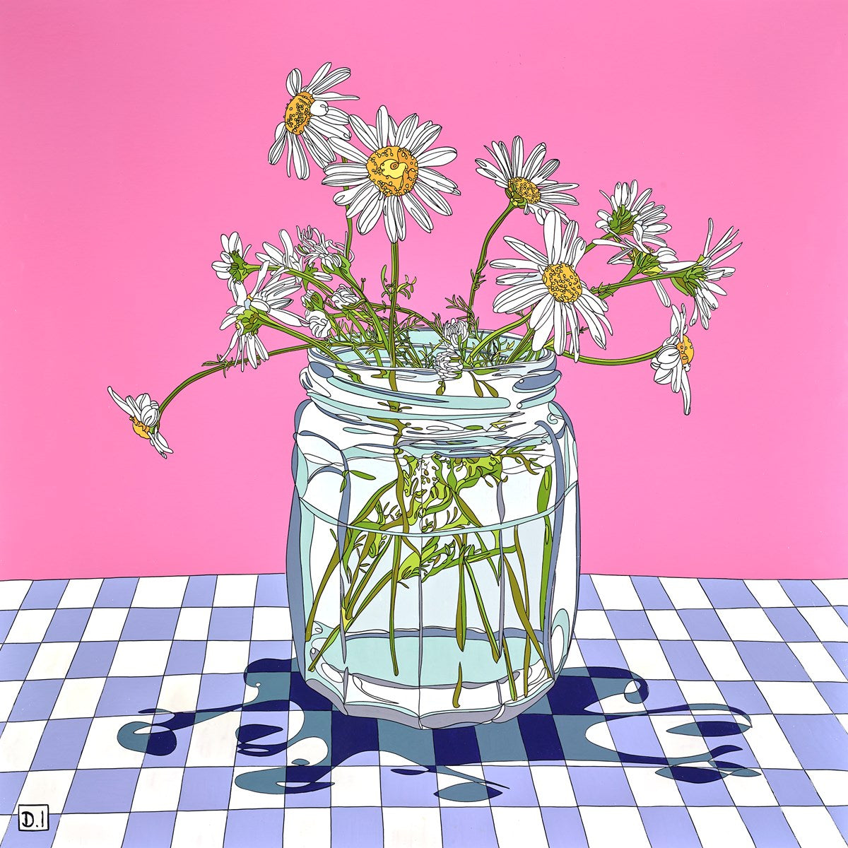 Daisies in a Jam Jar II