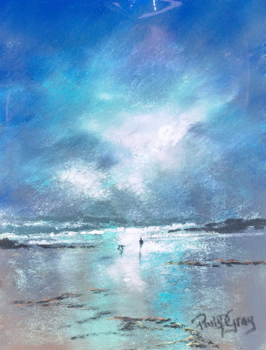 Moonlit Beach Walk II