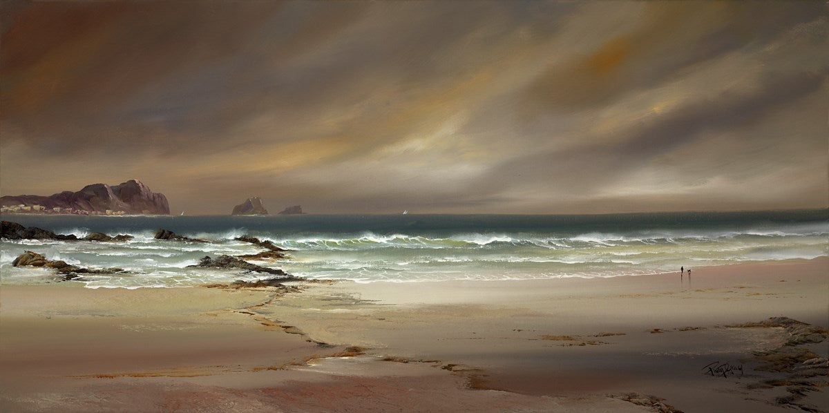 A Cloudy Day at the Beach