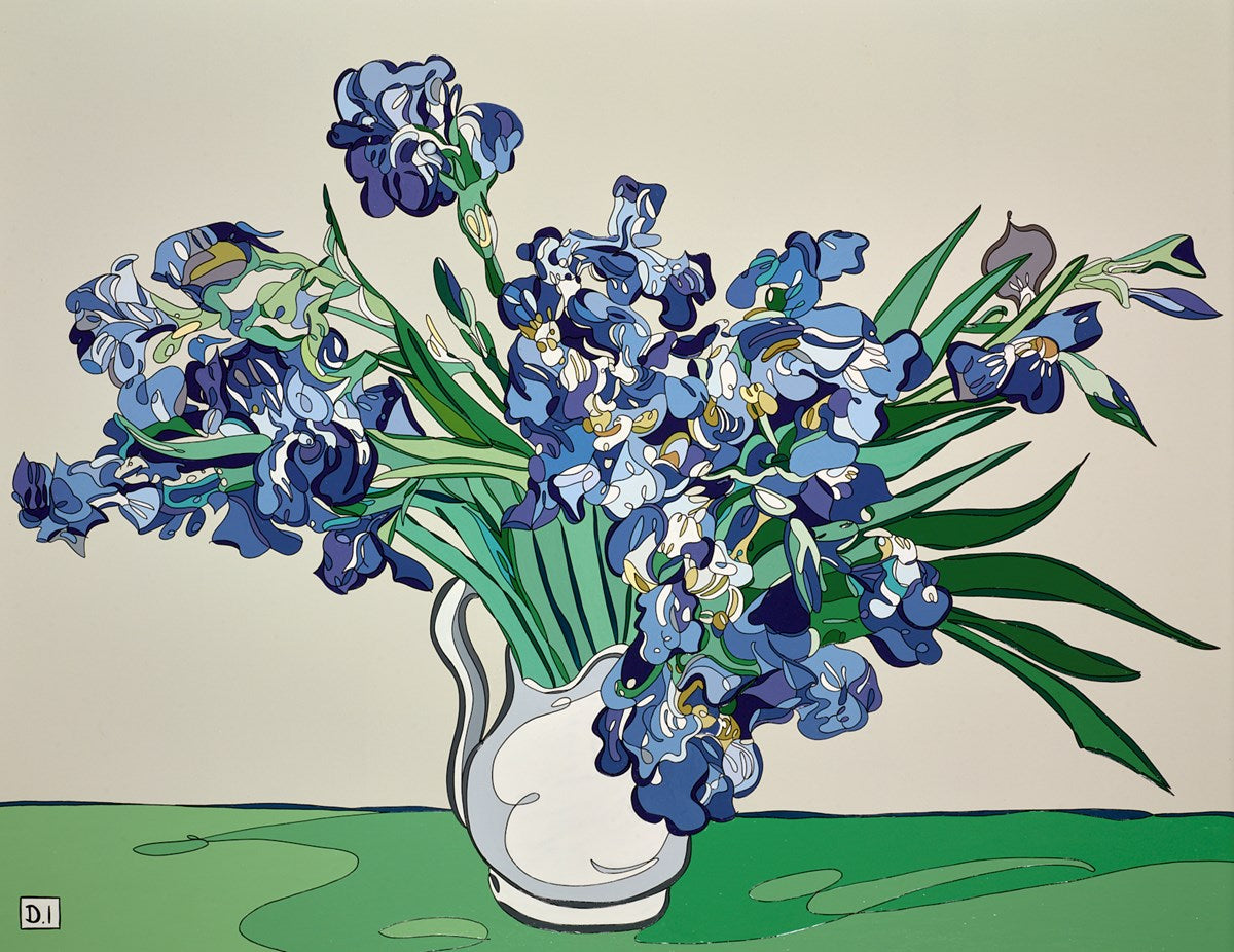 Irises in a Vase - Van Gogh