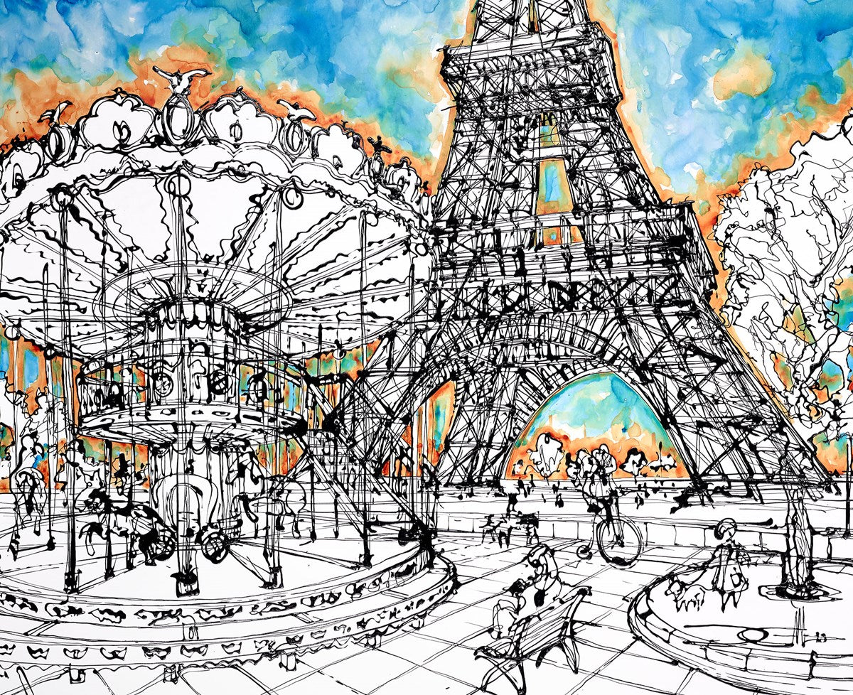 Caroussel de la Tour Eiffel, Paris
