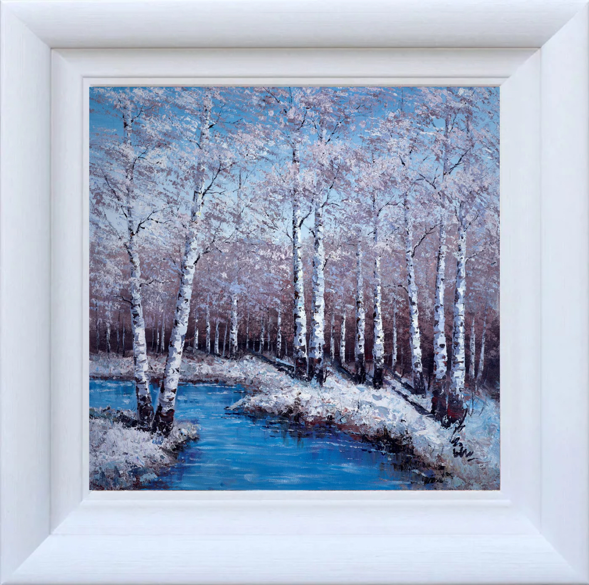 A Calm Forest Stream IV (Framed)