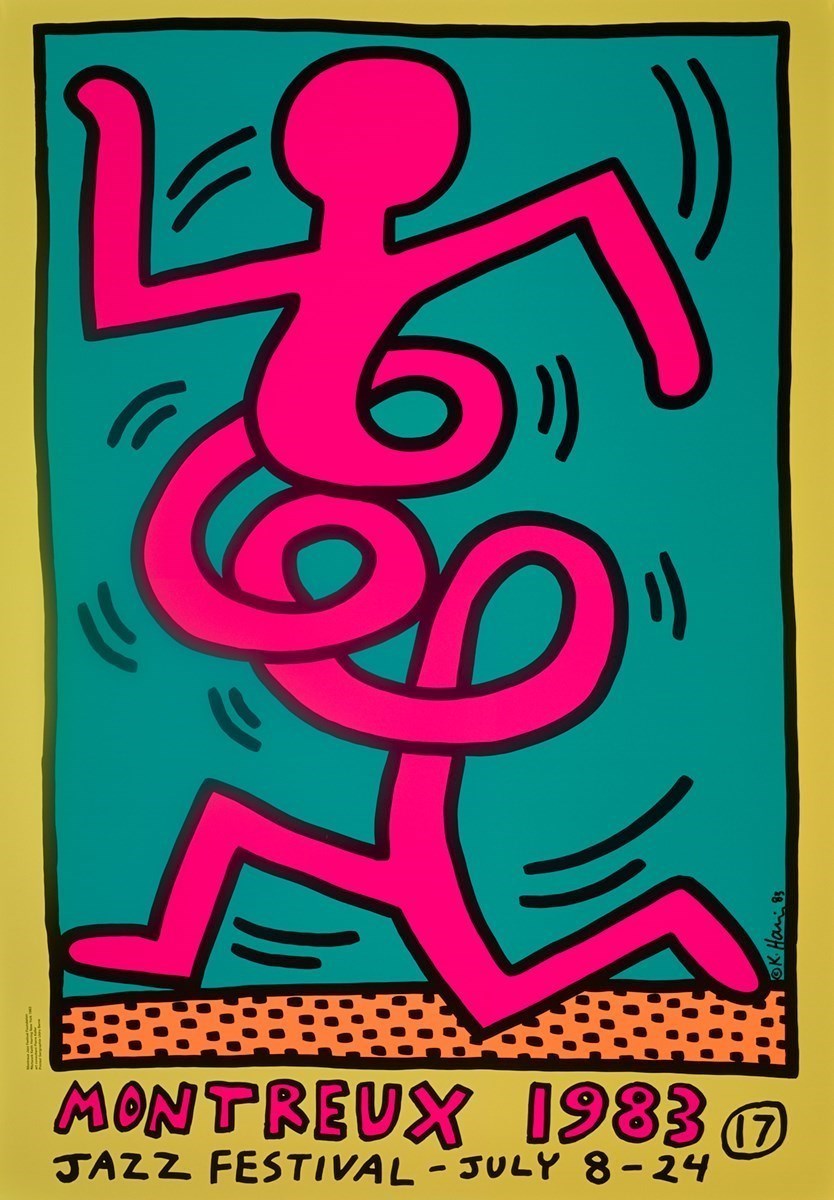 Poster for Montreux Jazz Festival (Yellow)