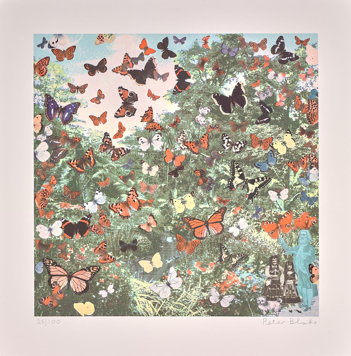 London- Hyde Park- Positively the Last Appearance of the Butterfly Man