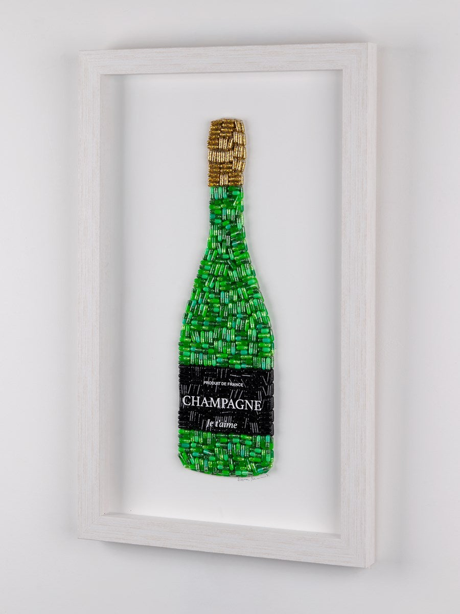 Champagne Je T'aime (Framed)