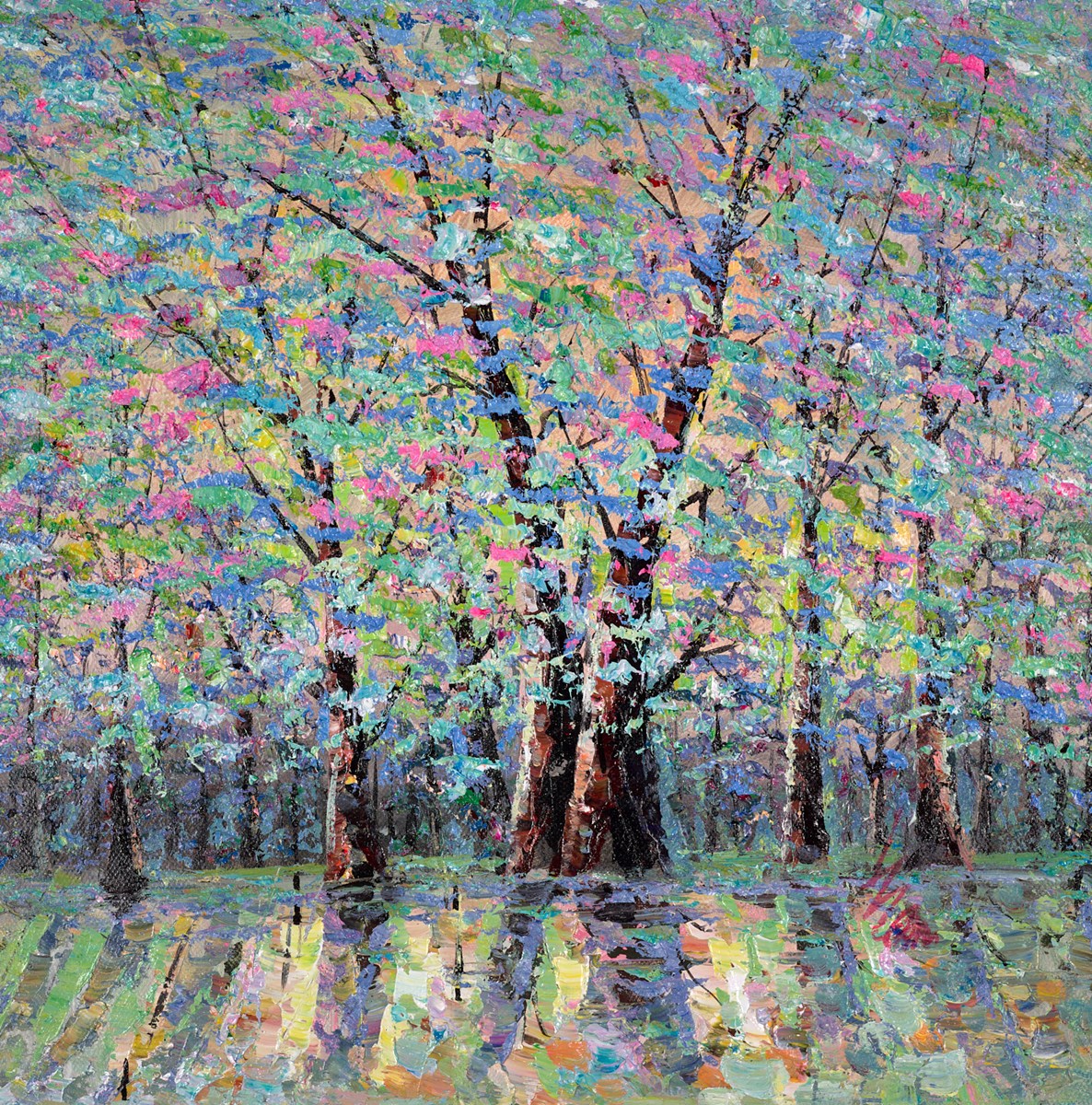 Multi Coloured Woodland IV