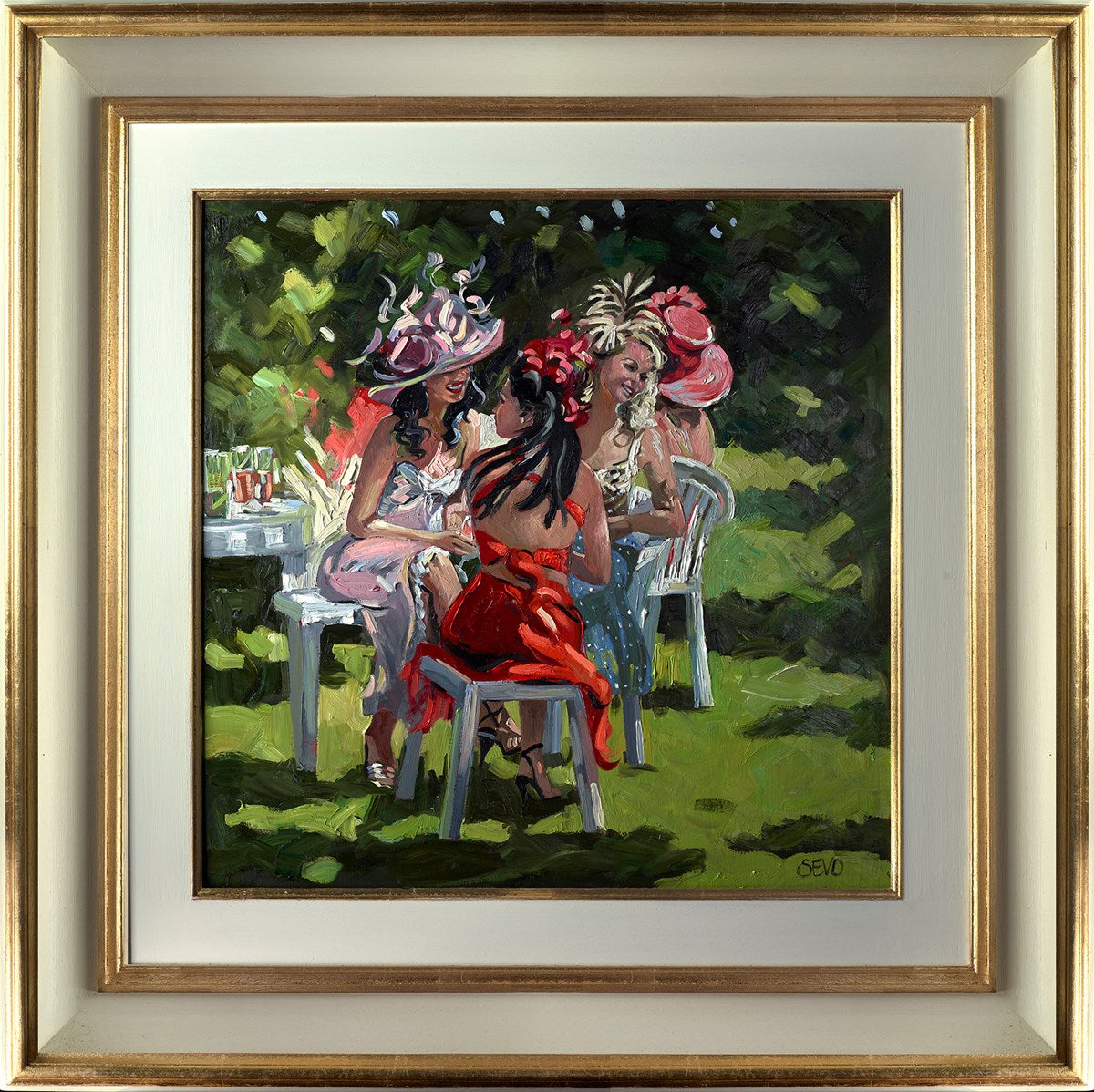 Glamorous Trio (Framed)