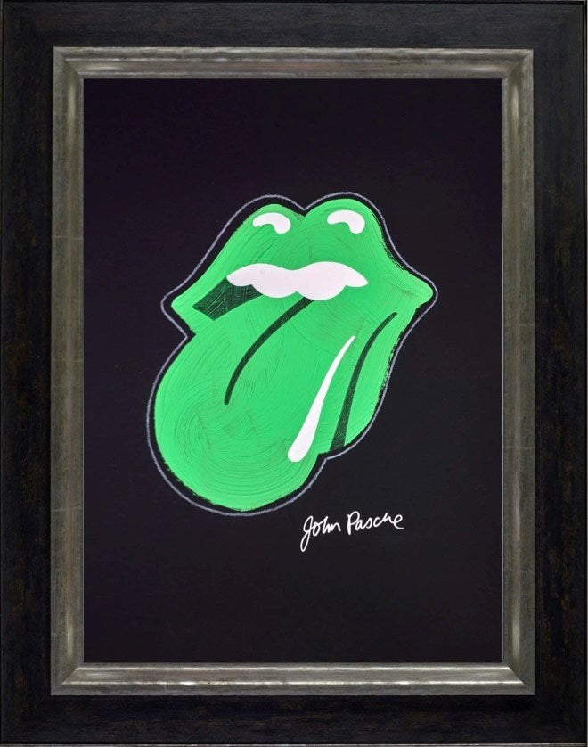 Rolling Stones Logo (Framed)