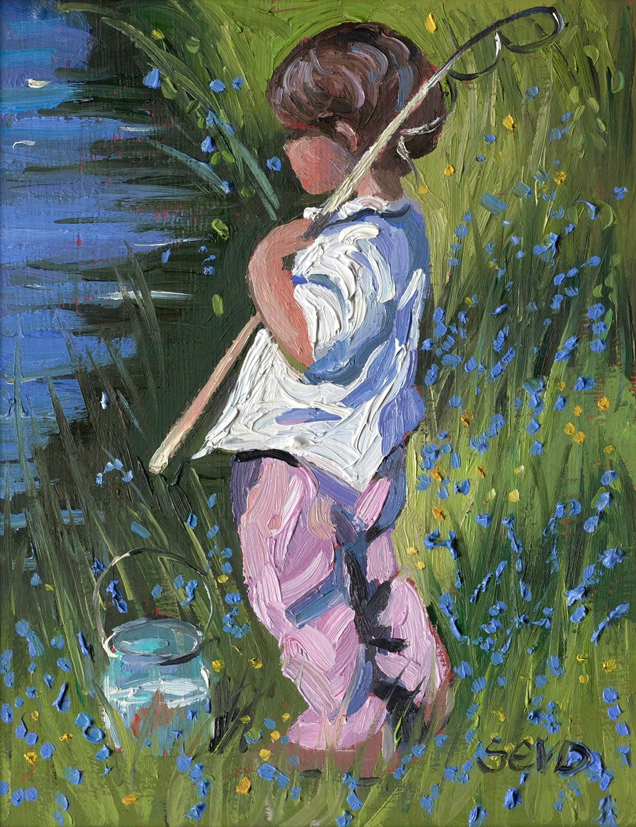 Happy Days by the River (Framed)