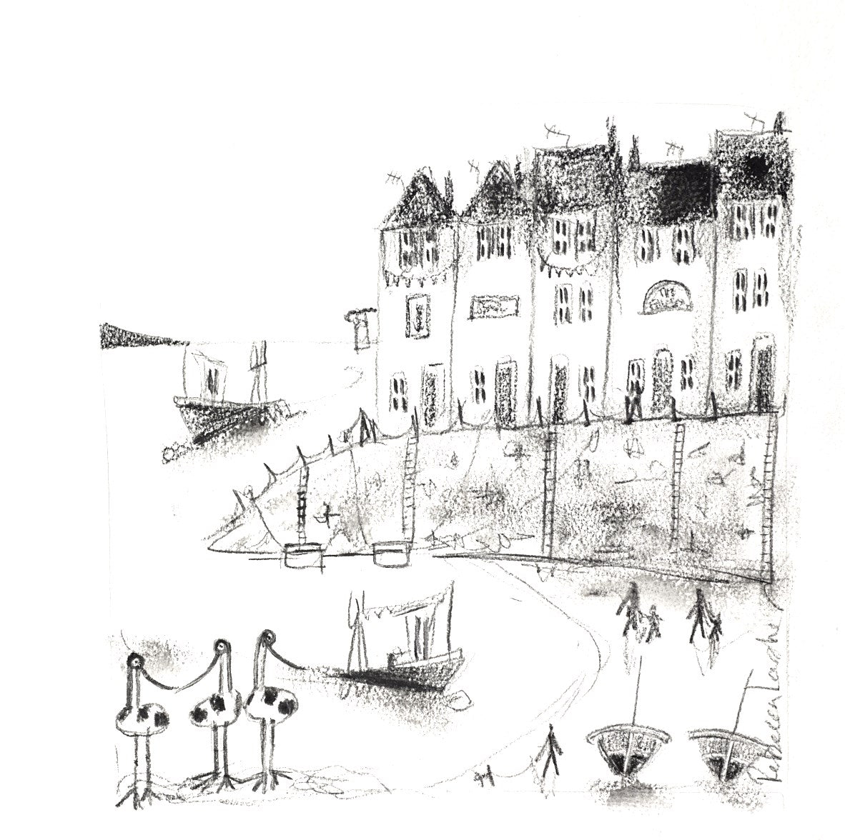 Harbour Scene (sketch)