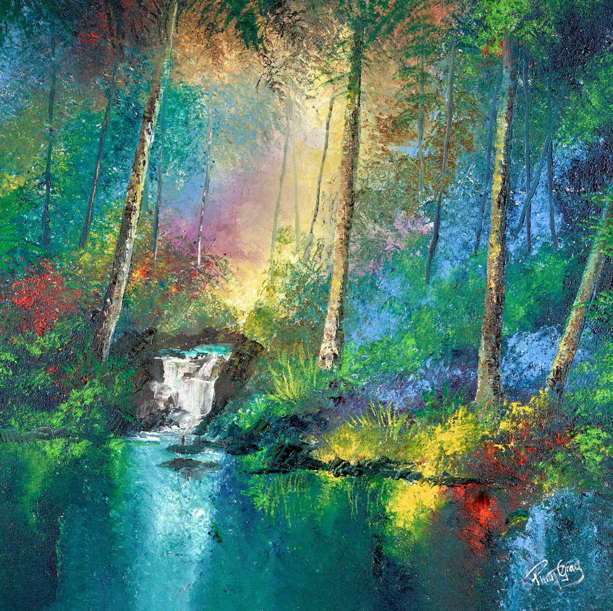 Woodland Waterfall V