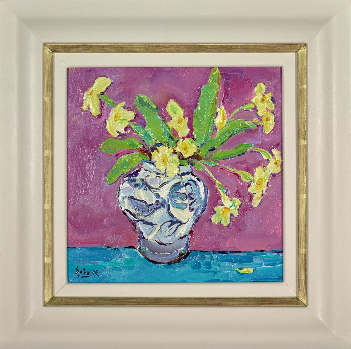 Old English Delft Jug (Framed)