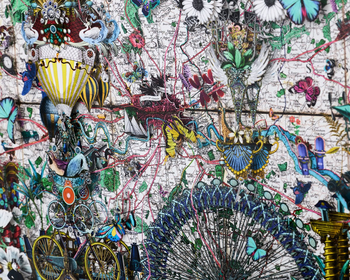 The 24 Miles Gilded Map (Detail1)