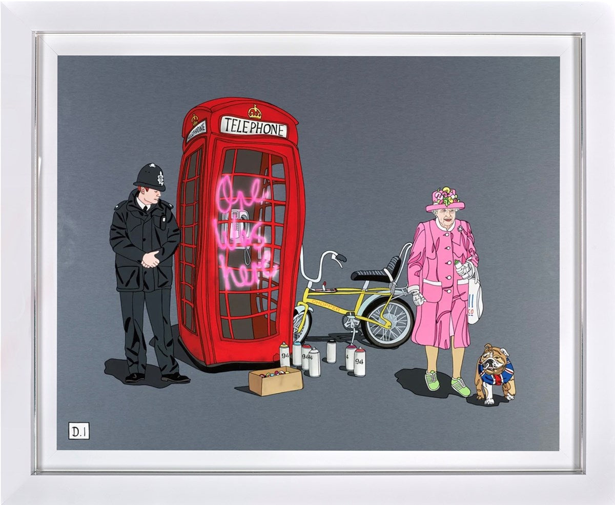 One Was Royally Here (Framed)