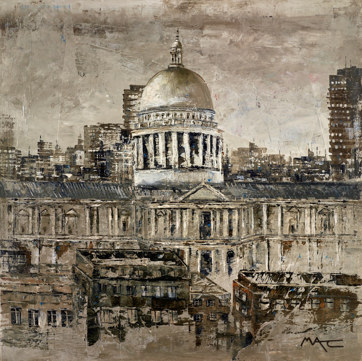 St Paul's In Sepia, London