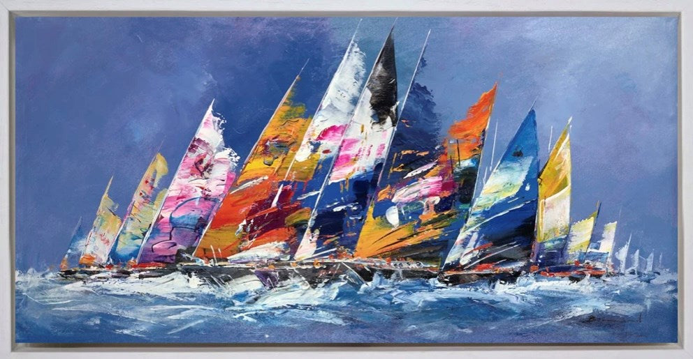 Sailing Past (Framed)