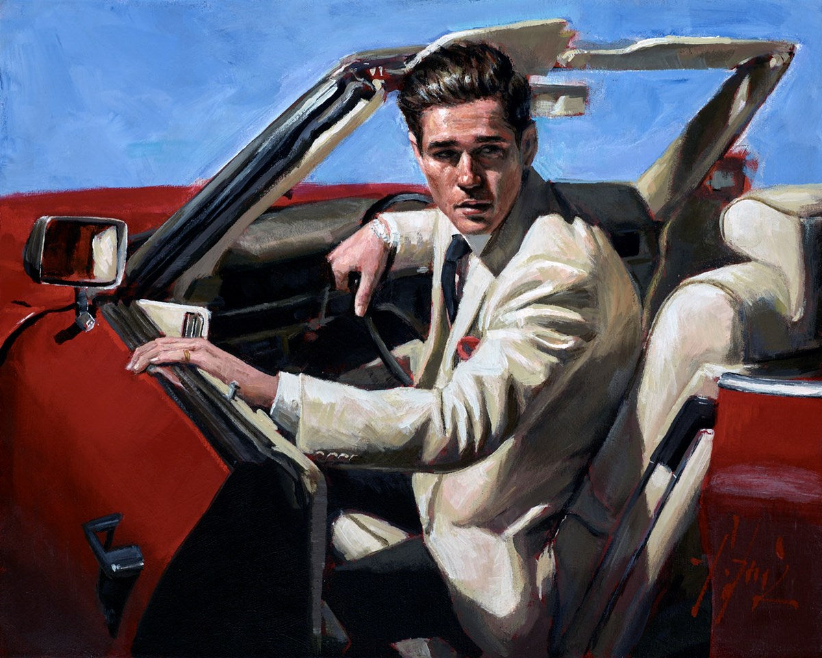 White Suit and Cadillac