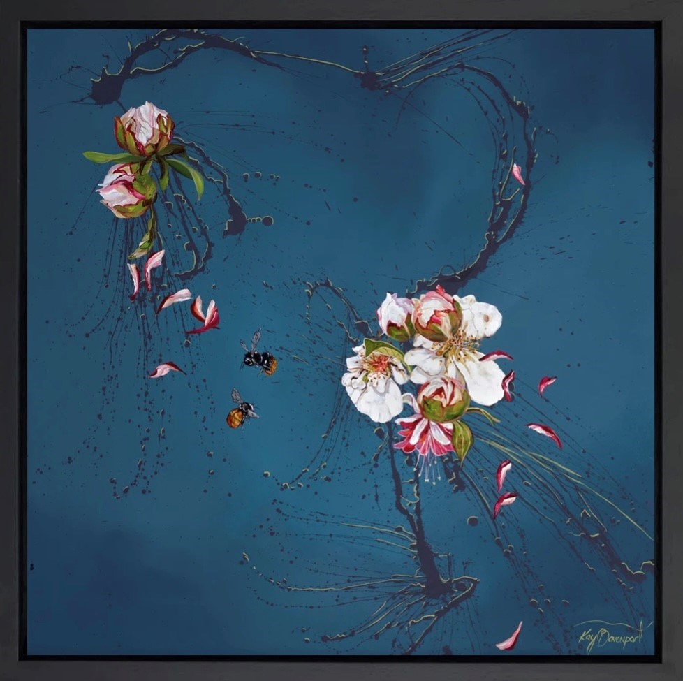 Peony Petals (Framed)