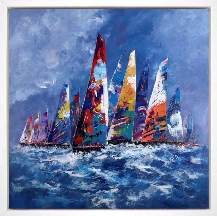 Forward Charge II (Framed)