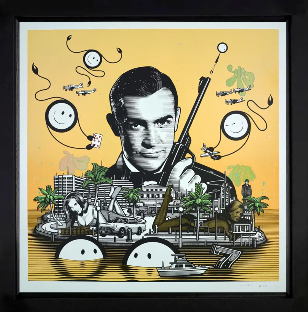 007 at Sea 5/15 (Framed)