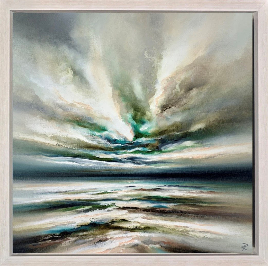 Emerald Tides III (Framed)