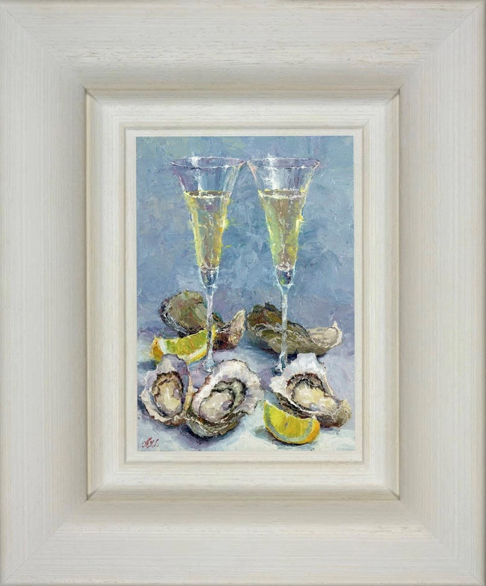Champagne and Oysters VI (Framed)
