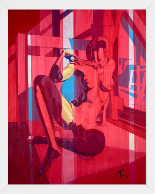 Contemplative Repose (Framed)