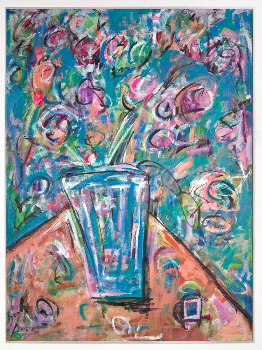 August Flowers I (Framed)