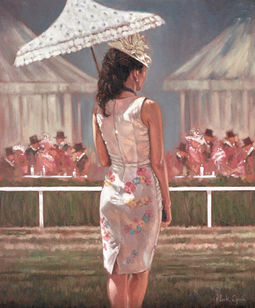 Lady with Sun Umbrella, Ascot