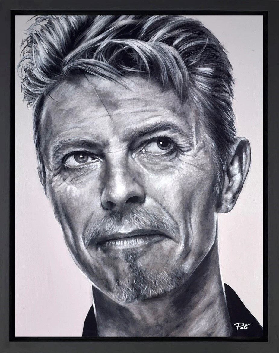 David Bowie Looking Up (Framed)