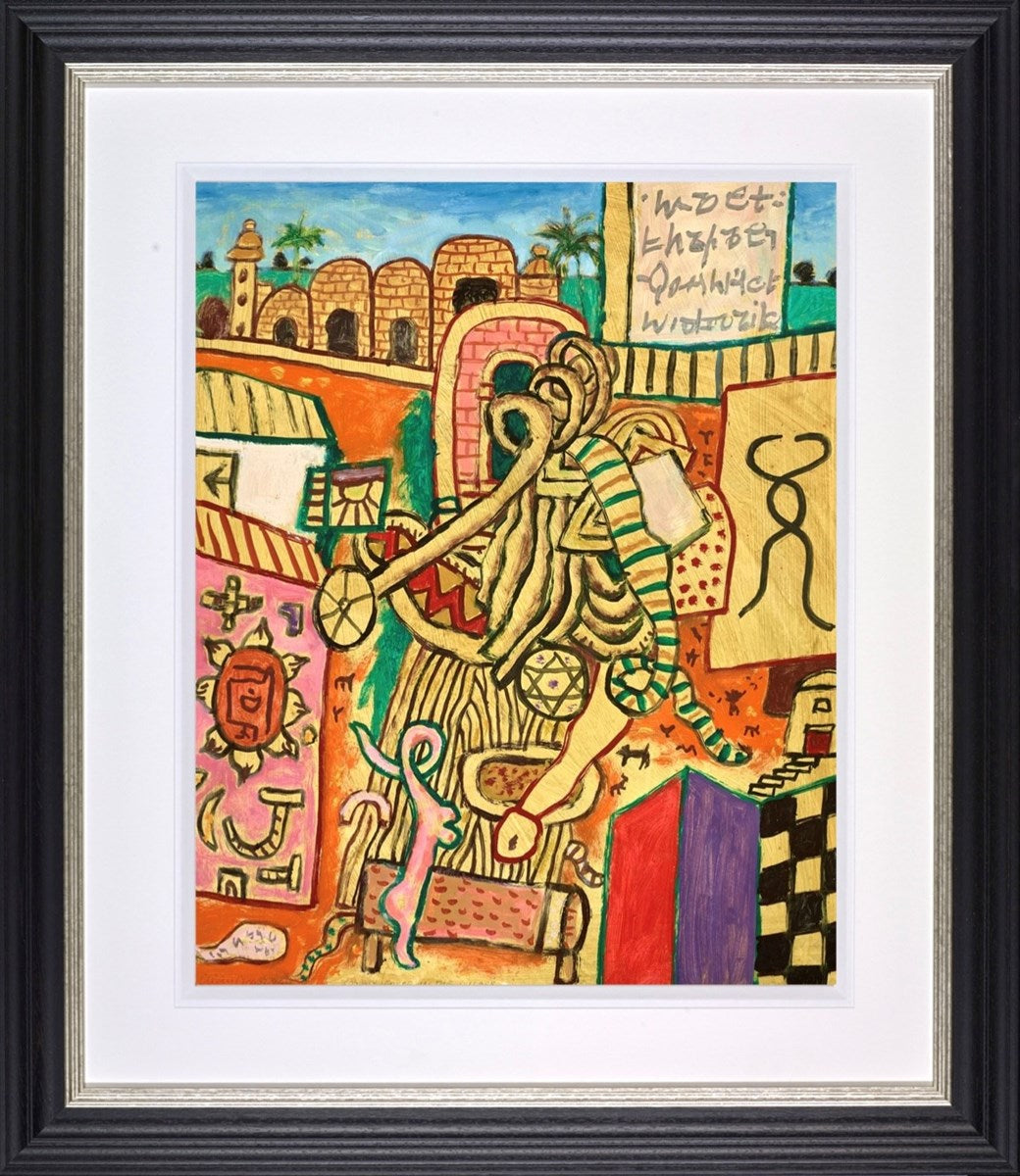 Cosmic Force in the Village (Framed)