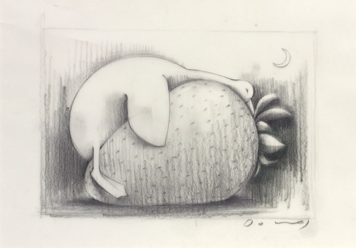 Strawberry and Dreams III (Sketch)