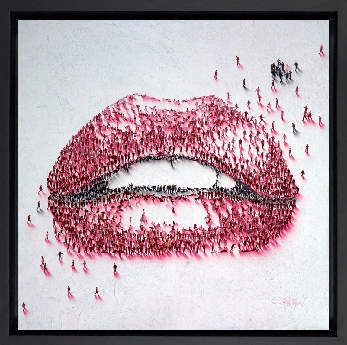 Can I Borrow a Kiss (Framed)