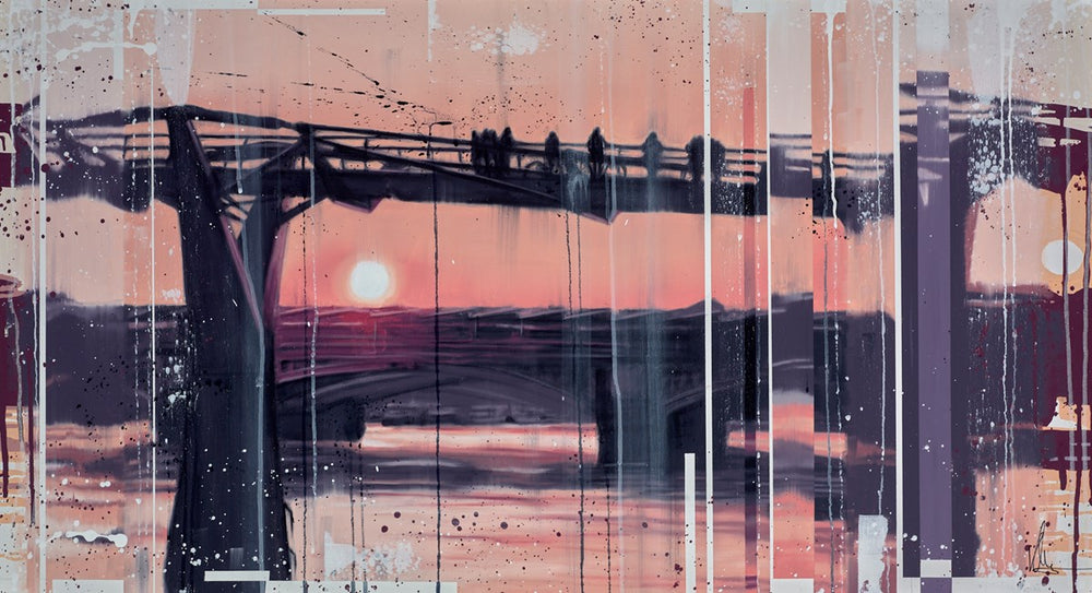 Millenium Bridge At Sunset