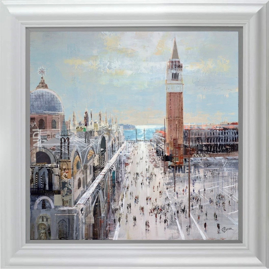 Piazza Views (Framed)