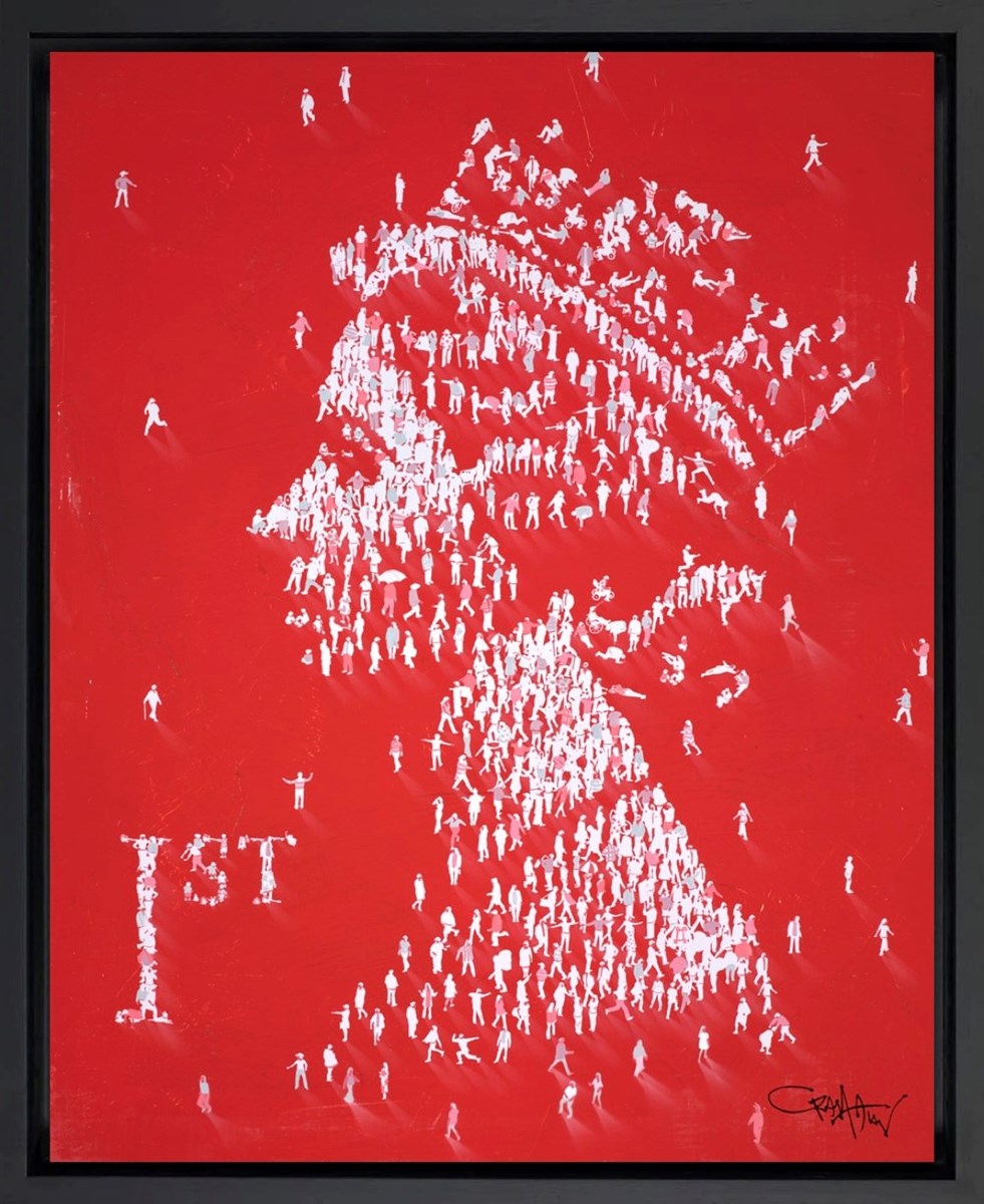 Penny Red Queen Mum (Framed)