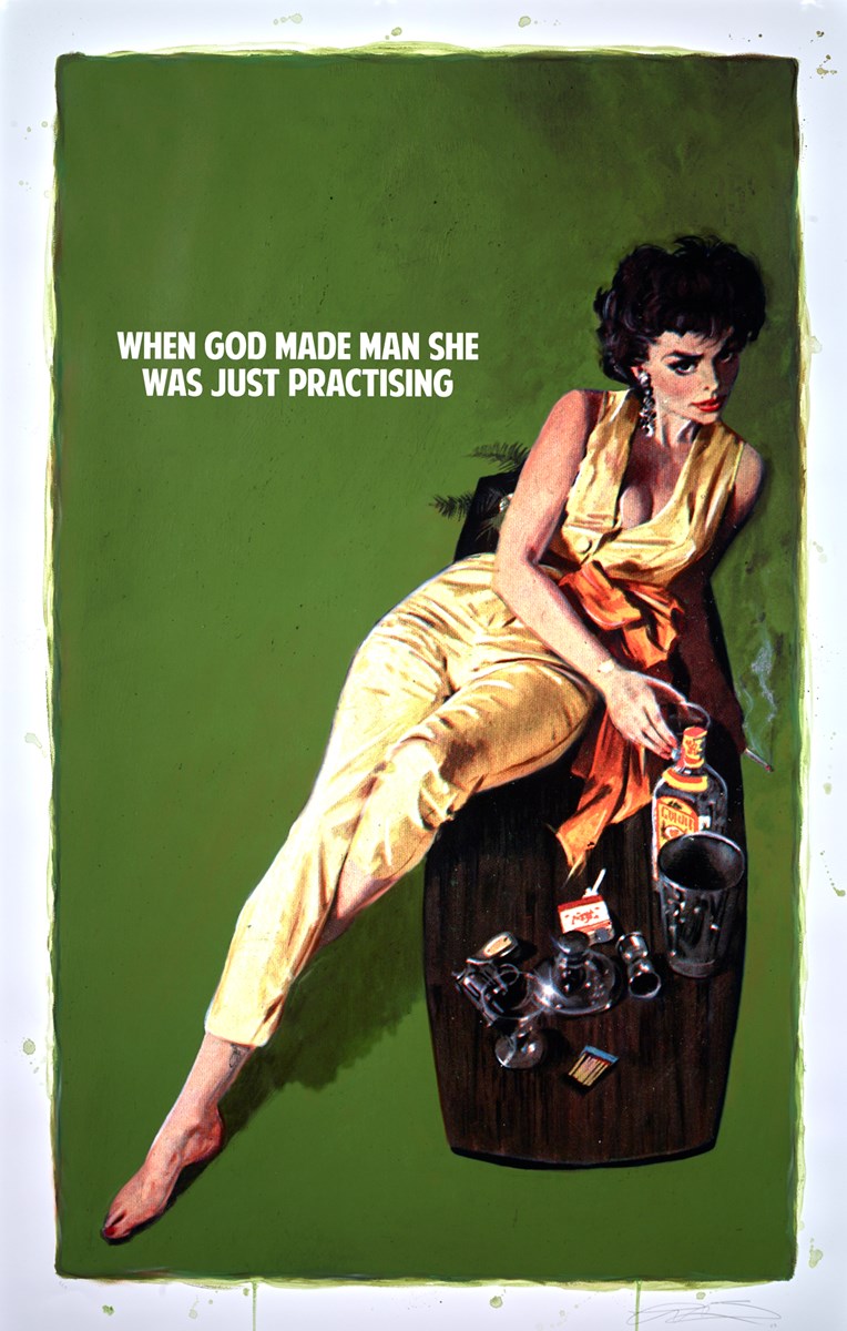 When God Made Man She Was Just Practising (jade)