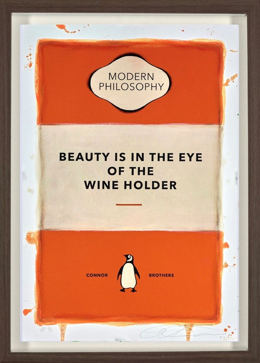 Beauty is in the Eye of the Wine Holder (Framed)