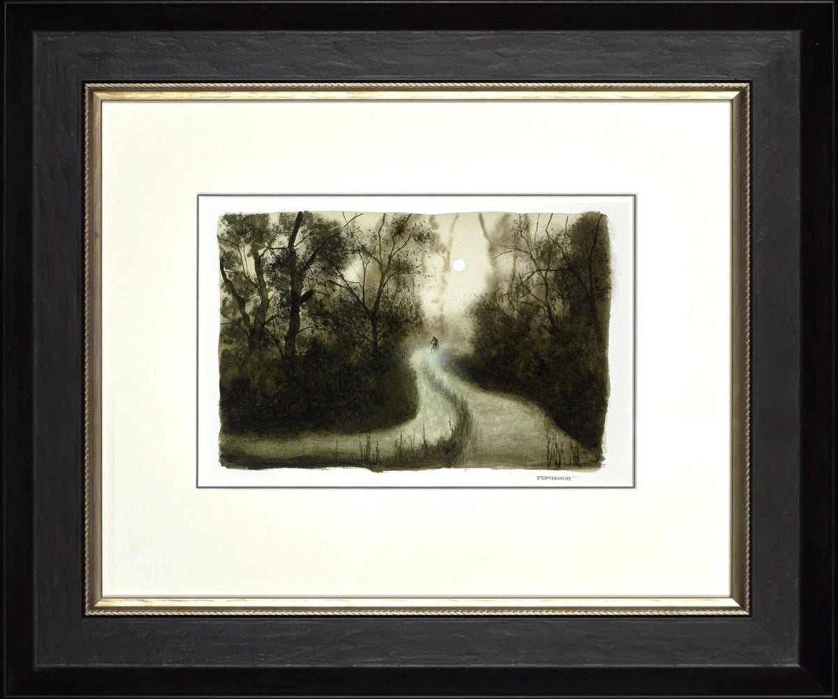 I Love My Bike (Study) (Framed)