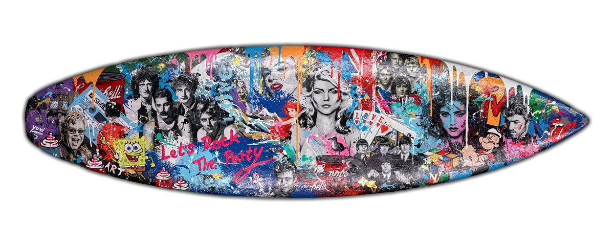 Let's Rock The Party - Surf Board