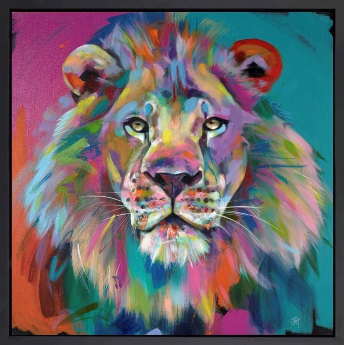 Heart of a Lion (Framed)