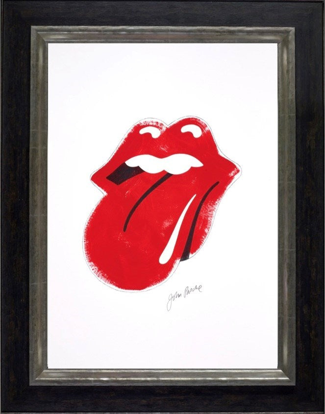 Rolling Stones Logo (Framed)