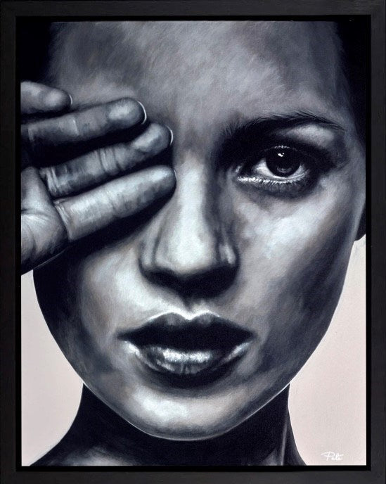 Young Kate Moss (Framed)