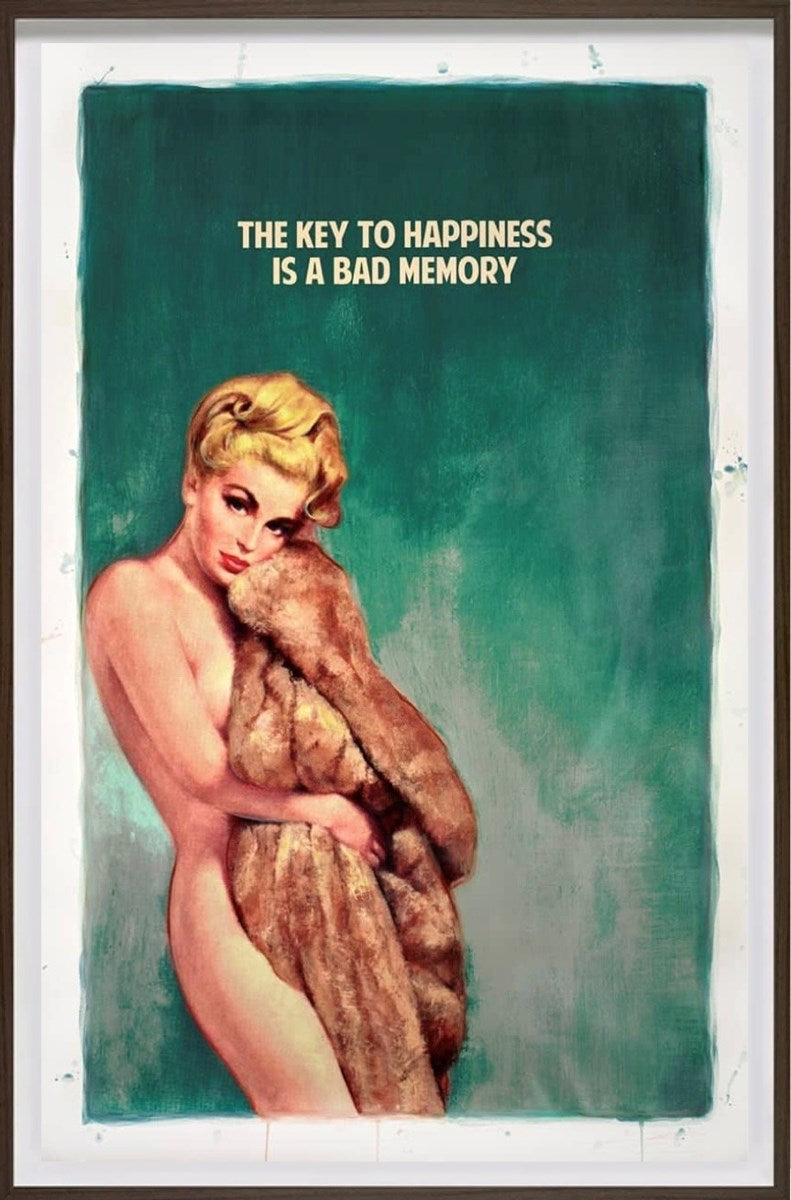 The Key to Happiness (Green) 10/10 (Framed)